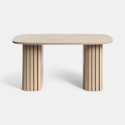 OHS Madison Ribbed Coffee Table - Natural - thumbnail 4