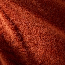 OHS Teddy Fleece Fitted Sheet, Rust - Double - thumbnail 5