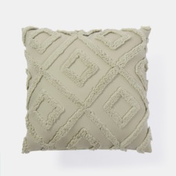 OHS 2 Pack Tufted Geometric Cushion Covers, 45 x 45cm - Sage - thumbnail 4