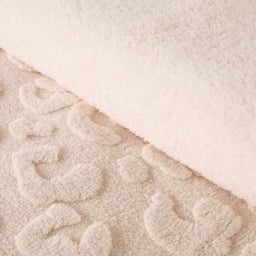 OHS Tufted Leopard Print Duvet Set, Stone - King - thumbnail 5