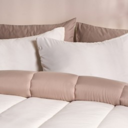 OHS Coverless 10.5 Tog Reversible Duvet Set, Ivory/Natural - Double - thumbnail 5