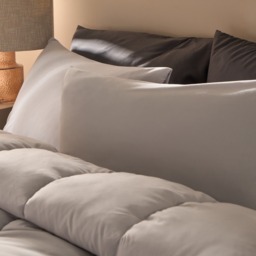 OHS Coverless 10.5 Tog Duvet Set, Silver - Double - thumbnail 3