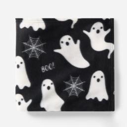OHS Ghost Fleece Throw - Black - thumbnail 5