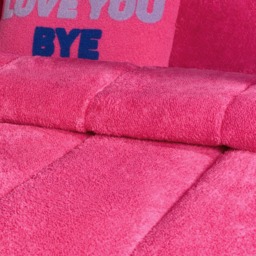 OHS Teddy Coverless 10.5 Tog Duvet Set, Hot Pink - Double - thumbnail 4