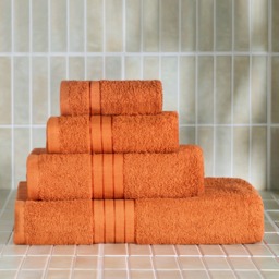 OHS 100% Cotton Bath Towel , Burnt Orange - 1PC