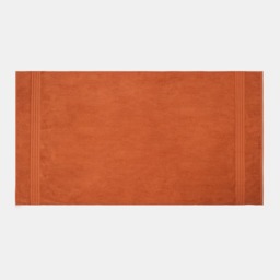 OHS 100% Cotton Bath Towel , Burnt Orange - 1PC - thumbnail 2