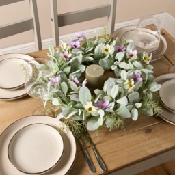 OHS Spring Blossom Wreath, Green - 50cm - thumbnail 4