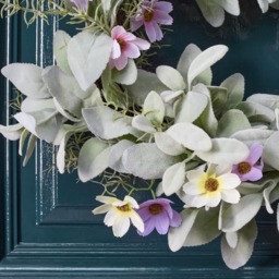 OHS Spring Blossom Wreath, Green - 50cm - thumbnail 2