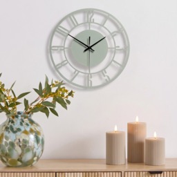 OHS Traditional Skeleton Wall Clock - Sage
