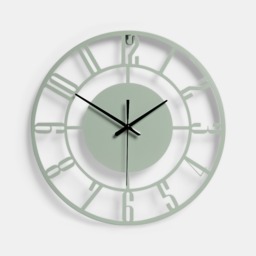 OHS Traditional Skeleton Wall Clock - Sage - thumbnail 1