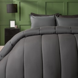 OHS Coverless 10.5 Tog Duvet Set, Grey - Double - thumbnail 1