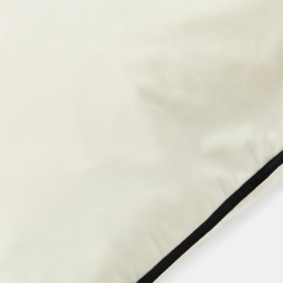 OHS Matte Velvet Piped Edge Cushion Covers, Cream - 55 x 55cm - thumbnail 5