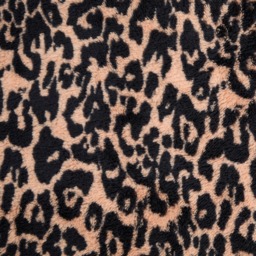 OHS Leopard Print Teddy Fleece Throw - Brown - thumbnail 4
