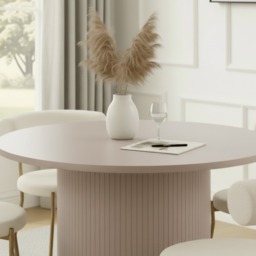 OHS Madison Ribbed Dining Table - Natural - thumbnail 3