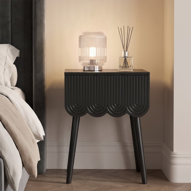 OHS Arches Bedside Table - Black - image 1