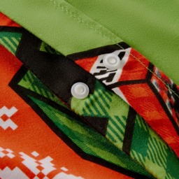 OHS Christmas Minecraft Print Reversible Duvet Set, Green - Single - thumbnail 5