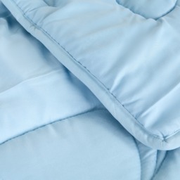 OHS Diamond Bow Quilted Coverless 7.5 Tog Duvet Set, Blue - Double - thumbnail 3