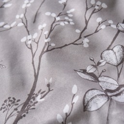 OHS Willow Branch Reversible Duvet Cover Set, Grey - Double - thumbnail 5