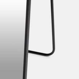 OHS Rounded Full Length Free Standing Mirror, Black - 160cm - thumbnail 4