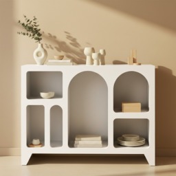 OHS Arch Display Sideboard - White - thumbnail 1