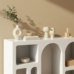 OHS Arch Display Sideboard - White - thumbnail 3