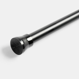 OHS Extendable Tension Curtain Pole - Black - thumbnail 3
