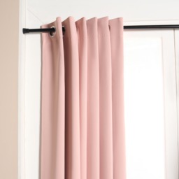 OHS Extendable Tension Curtain Pole - Black