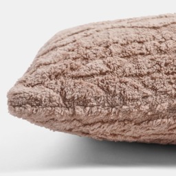 OHS Cable Knit Bolster Pillow - Natural - thumbnail 2