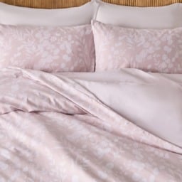 OHS Floral Print Brushed Cotton Flannelette Duvet Cover Set, Natural - Double - thumbnail 3