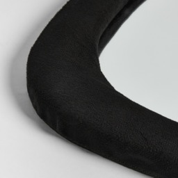 OHS Matte Velvet Irregular Mirror - Black - thumbnail 4