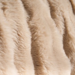 OHS Bubble Faux Fur Throw - Natural - thumbnail 3