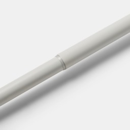 OHS 28mm Trumpet Extendable Curtain Pole, White - 120-220cm - thumbnail 3