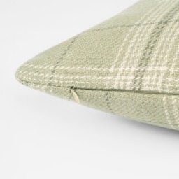 OHS Woven Check Cushion Covers - Sage - thumbnail 5