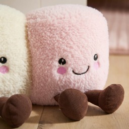 OHS Cotton & Candy Marshmallow Doorstop - Pink/White - thumbnail 2