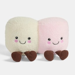 OHS Cotton & Candy Marshmallow Doorstop - Pink/White - thumbnail 3