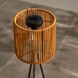 OHS Solar Rattan Floor Lamp - Natural - thumbnail 4