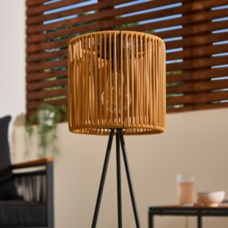 OHS Solar Rattan Floor Lamp - Natural - thumbnail 3