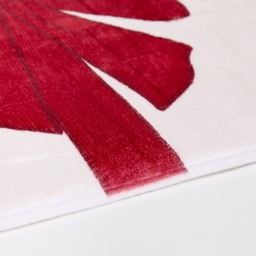 OHS Unwrap Me Slogan Bath Mat - Red/White - thumbnail 3