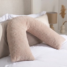 OHS Teddy V Shape Pillow - Natural - thumbnail 1