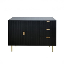 OHS Ribbed Sideboard - Black - thumbnail 3