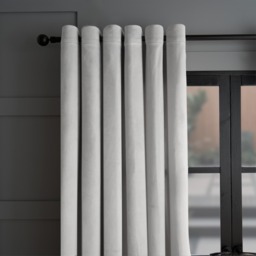 "OHS Thermal Velvet Curtains, Silver - 66 x 90""" - thumbnail 2