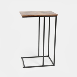 OHS C Shape Side Table - Medium Wood - thumbnail 5