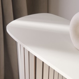 OHS Madison Ribbed Console Table - Cream - thumbnail 2