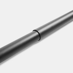 OHS 28mm Extendable Twist Curtain Pole, Black - 120-220cm - thumbnail 5