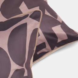 OHS Abstract Print Cushion Covers, Brown - 45 x 45cm - thumbnail 4