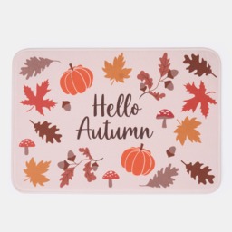OHS Washable Cosy Autumn Printed Mat - Natural - thumbnail 2