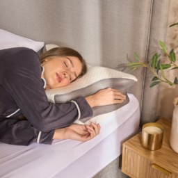 OHS Supportive Neck Pillow - White - thumbnail 3