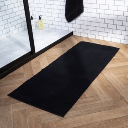 OHS Runner Noodle Bath Mat - Black - thumbnail 1