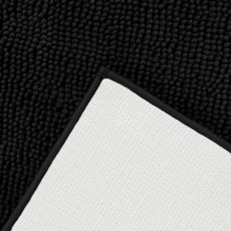 OHS Runner Noodle Bath Mat - Black - thumbnail 4
