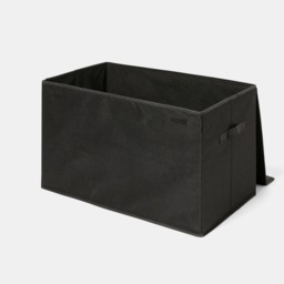 OHS Large Collapsible Storage Box With Lid - Black - thumbnail 3